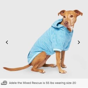 🐾 NEW Canada Pooch Towel Hoodie sz 16
